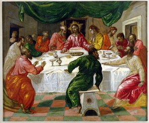 Ostatnia Wieczerza, 1567-70 (tempera na desce)